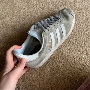 Grey Adidas Gazelle